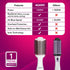 HV2179 Hot Air Brush for Hair, Blow Dryer Brush, Volumizer & Styler, 360° Airflow Vent, Oval Barrel for Hair Volume, Charcoal Bristles, Ceramic Coating Brushing Head, 1200W